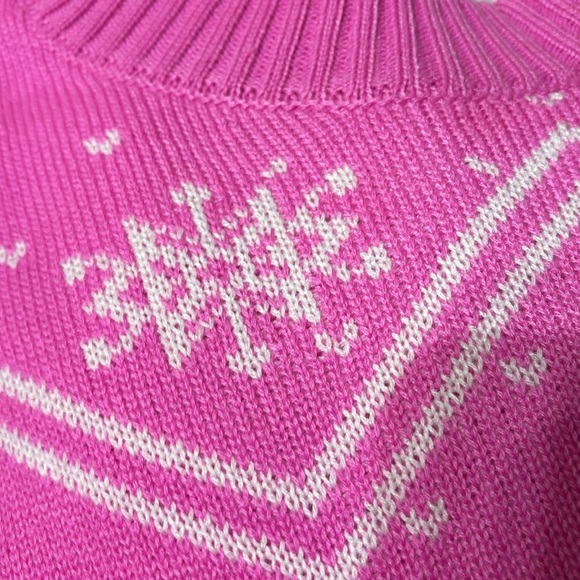 BARBIE PINK LOGO CHRISTMAS SWEATER - Picture 7 of 7
